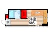 ドミトリ市川 1Rの間取り