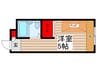ドミトリ市川 1Rの間取り