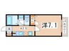 グランドホ－プウェル 1Kの間取り