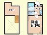 マロ－ネ 1Kの間取り