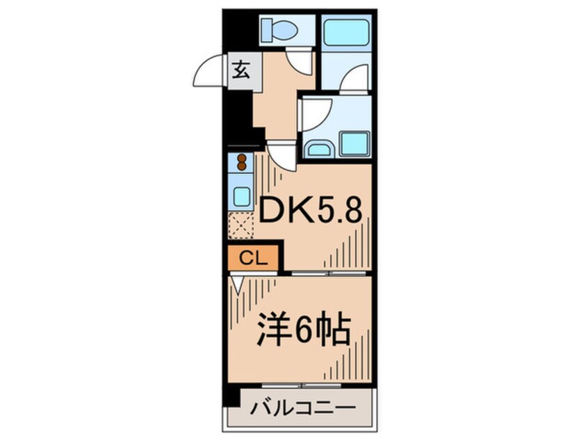 間取図 パ－クキュ－ブ上野