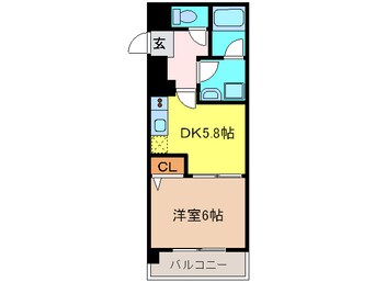 間取図 パ－クキュ－ブ上野