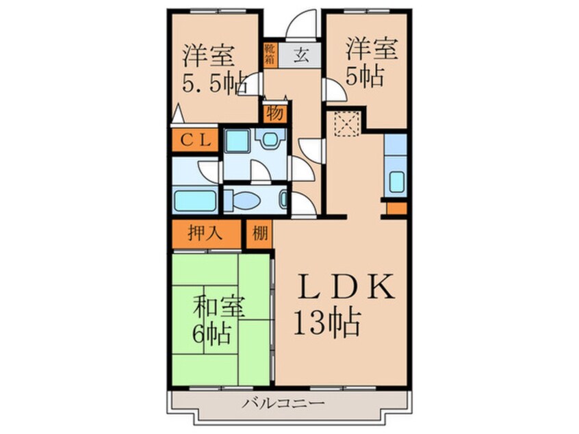 間取図 ベルマンション