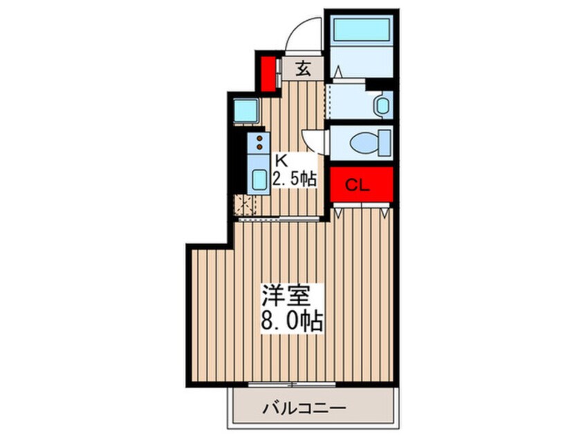 間取図 シャトレ－東向島