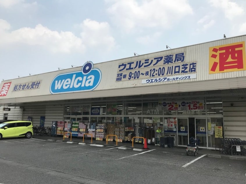 ウエルシア(ドラッグストア)まで491m ア－バンＭ１
