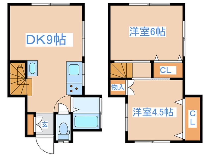 間取図 仮)天沼３丁目戸建