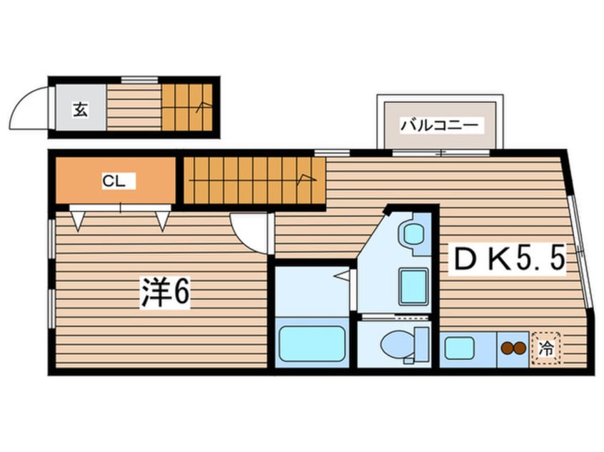 間取図 ベルレ－ヌ