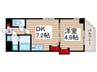 ＧＲＡＦ馬橋 1DKの間取り
