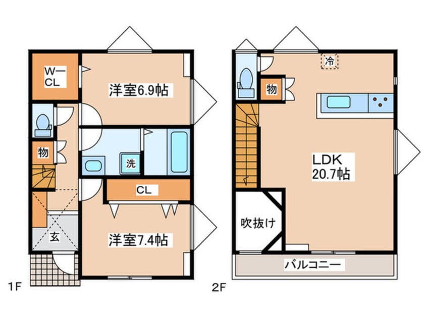 間取図 仮）川崎区浅田三丁目新築計画