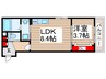 New Maison南流山 1LDKの間取り