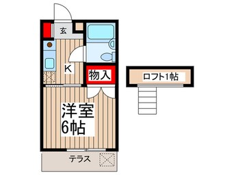 間取図 コーポ翠