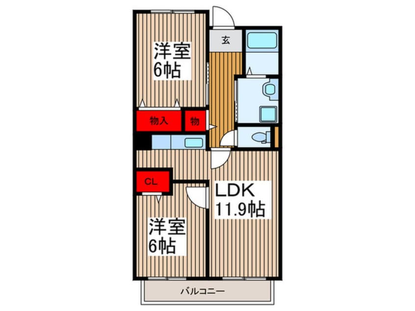 間取図 エスポワ－ル鈴谷