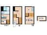 MOKKU　HOUSE 1Kの間取り