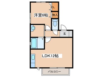 間取図 プリマベ－ラ