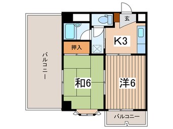 間取図 カスティール・タナベ