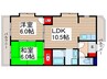 ロイヤル谷津 2LDKの間取り