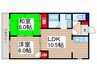 ロイヤル谷津 2LDKの間取り