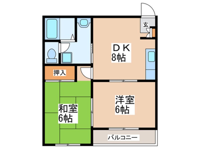 間取図 メゾンベル