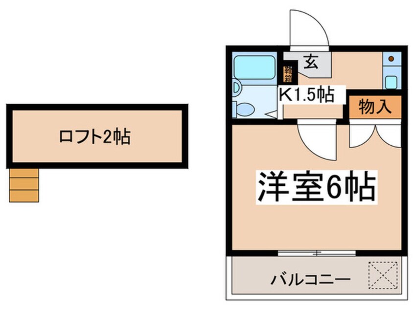 間取図 メゾン・アンソレイユ