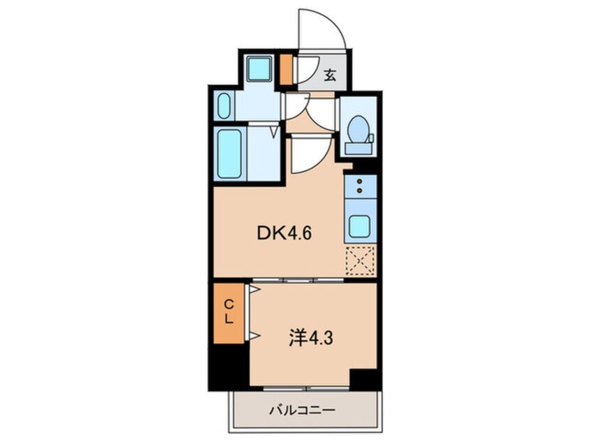 間取図 エスティメゾン赤羽Ⅱ