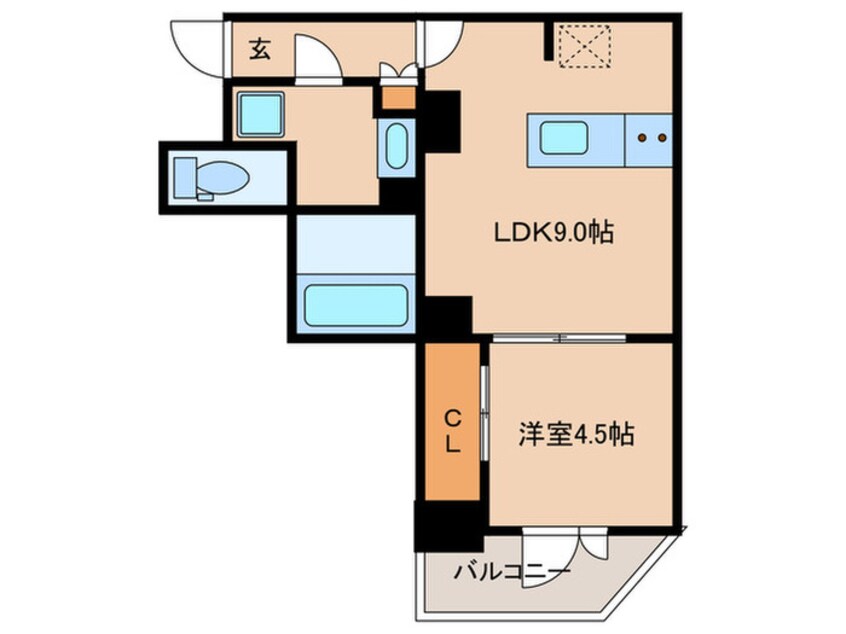 間取図 ザ・パークハビオ新高円寺