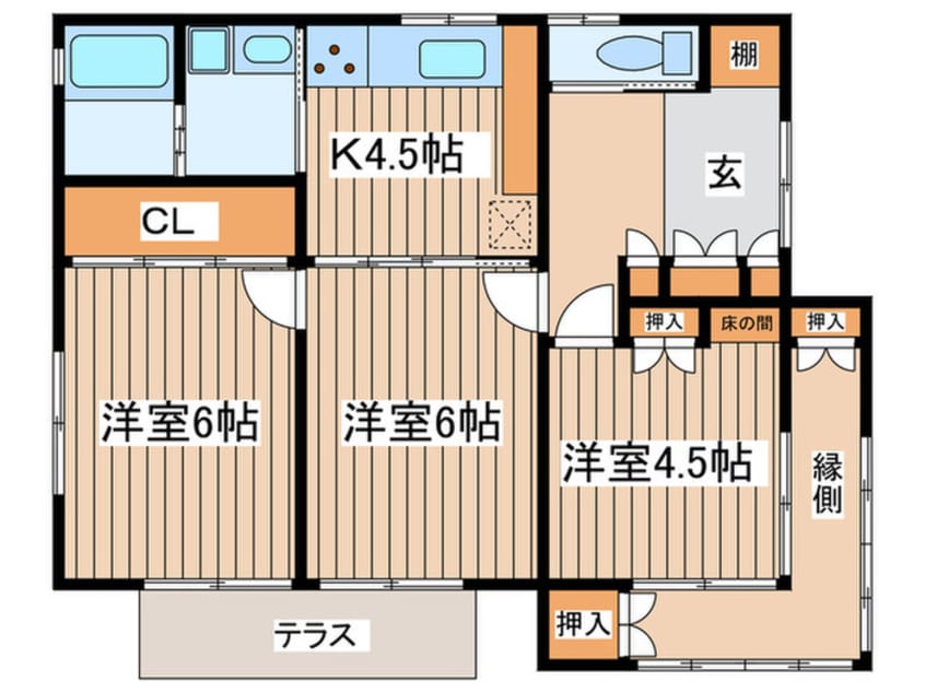 間取図 矢部戸建