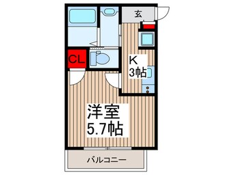 間取図 仮）ラコリーナ狭山