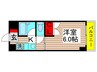 エトワールS 1Kの間取り