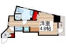 アーバングレース市川 1Rの間取り