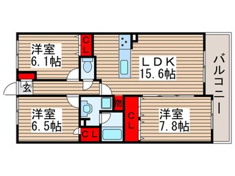 間取図 ヴィラモラージュ