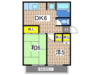 間取図 第二キヨミハイツ