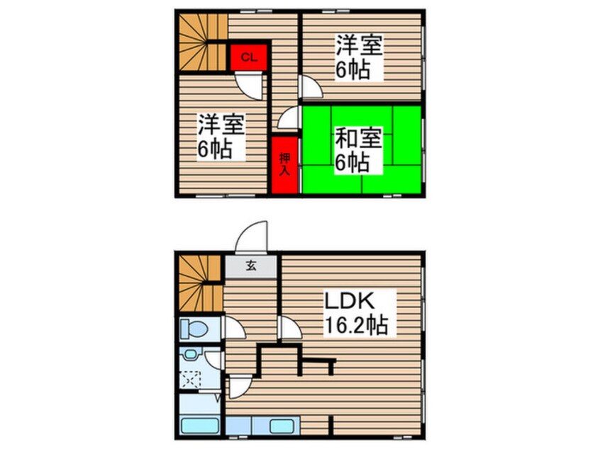 間取図 小金原タウンハウスＡ