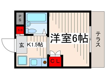 間取図 コーポフルカワ