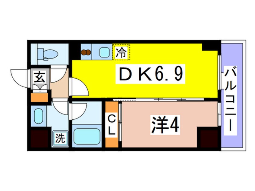 間取図 コンフォリア東池袋ＥＡＳＴ