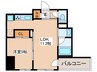 コンフォリア東池袋ＥＡＳＴ 1LDKの間取り
