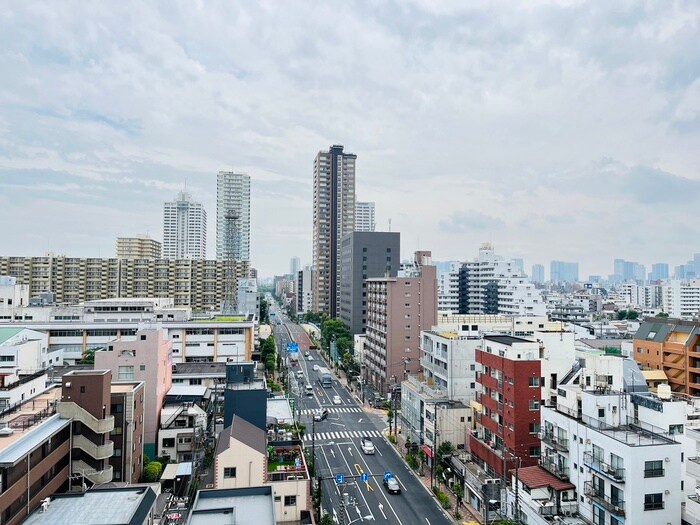 室内からの展望 ファーストプレイス菊川（1101）