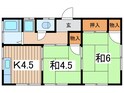 高谷荘２の間取図