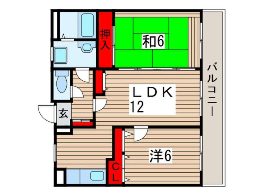 間取図 コンフォール　エム・アイ