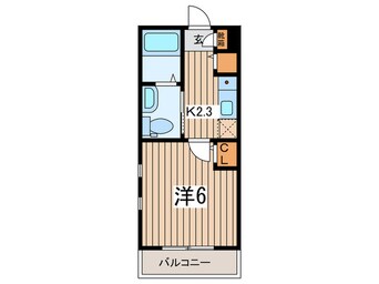 間取図 パルトネール中希望が丘Ⅰ