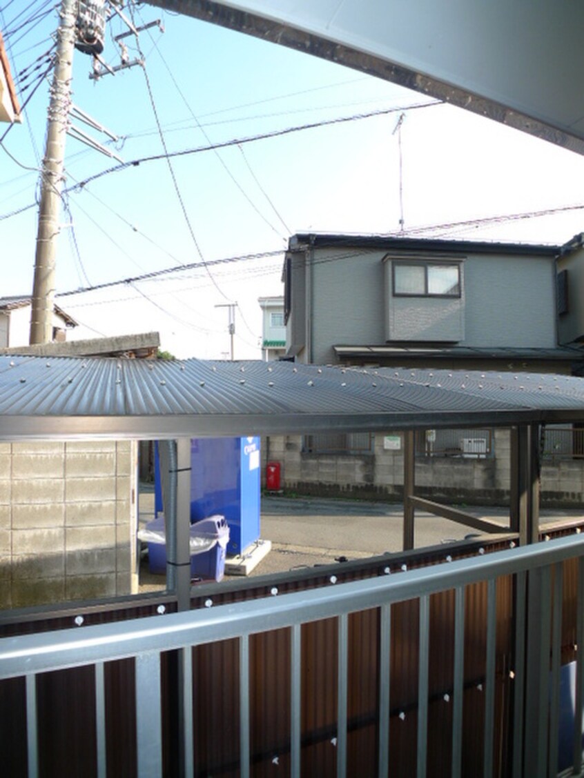 室内からの展望 平野マンション