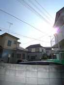 室内からの展望 平野マンション