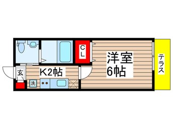 間取図 ハイツ凪