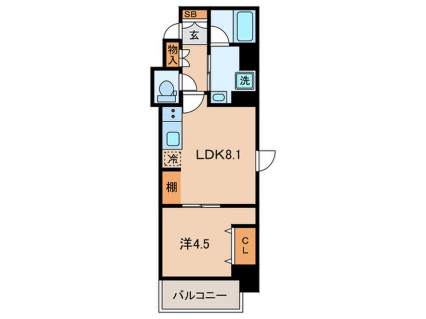 間取図 ウエリスアーバン大塚