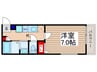 仮）岸町3丁目新築AP 1Kの間取り