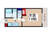 仮）岸町3丁目新築AP 1Kの間取り