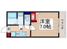 仮）岸町3丁目新築AP 1Kの間取り