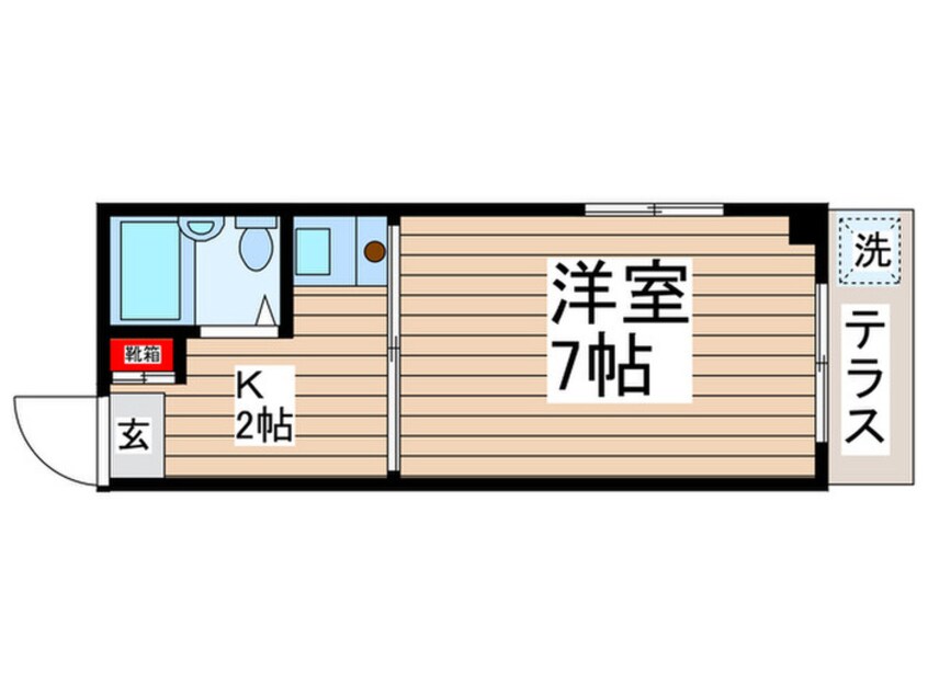 間取図 メゾンド　グリ－ンベル