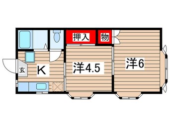 間取図 フラットレインボー