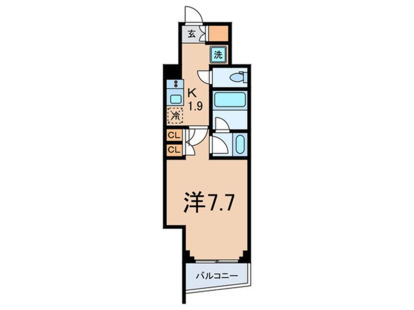 間取図 プライムメゾン大塚