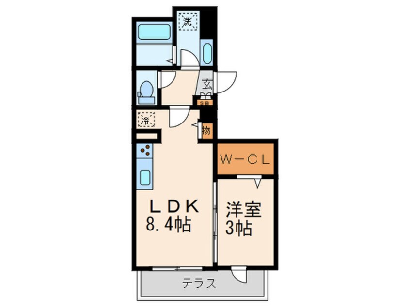 間取図 メゾンニ長町